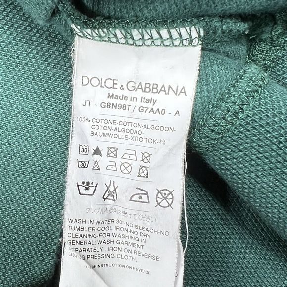 DOLCE & GABBANA LOVE SWEATER 2011 COLLECTION WOMEN’S SIZE: 50 GREEN LONG SLEEVE - Picture 9 of 10
